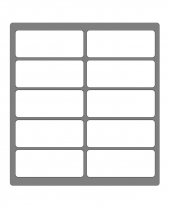 Self Adhesive Label 40mm X 100mm [White]